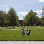 Sunny day on the quad